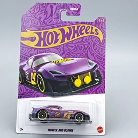 Muscle &amp;amp; Blown Pearl &amp;amp; Chrome Hot Wheels fém kisautó