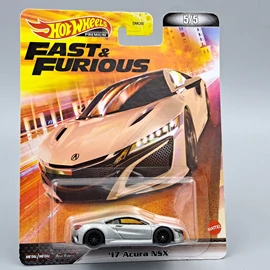 Hot Wheels - Acura NSX silver 1:64 premium autómodell