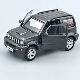 Suzuki Jimny JB43 1:64 katonazöld fém BM autó modell