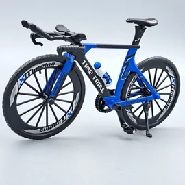 Kerékpár Modell 1:10 kék Time trial