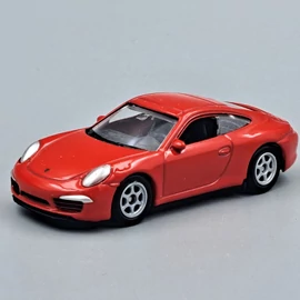 Porsche 911 (991) Carrera S 1:60 piros Welly autó modell