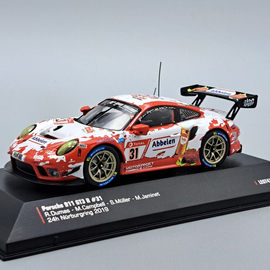 Porsche 911 GT3 Nürburgring 24H 1:43 modell autó
