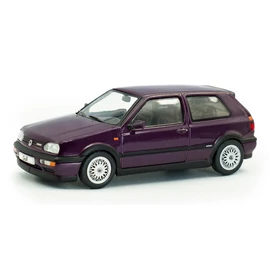 Volkswagen Golf 3 VR6 1:43 Solido lila autó modell