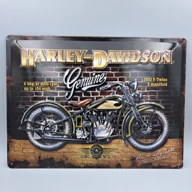 Nostalgic Art fém tábla Harley Davidson ajándéktárgy