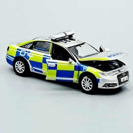 Audi A6 UK Police 1:64 ERA autó modell