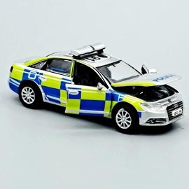 Audi A6 UK Police 1:64 ERA autó modell