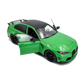 BMW M3 Competition 2024 1:18 Solido zöld modellautó