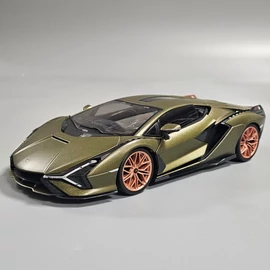 Lamborghini Sián FKP 37 1:18 zöld modellautó