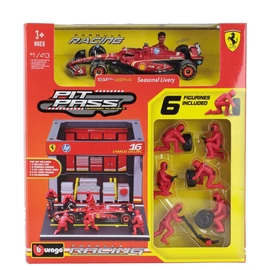 F1 boxutca diorama Charles Leclerc 1:43