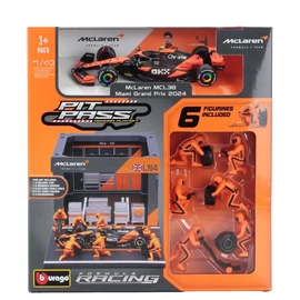 F1 boxutca diorama Lando Norris 1:43