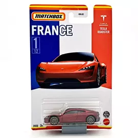 Tesla Roadster Matchbox France  modellautó