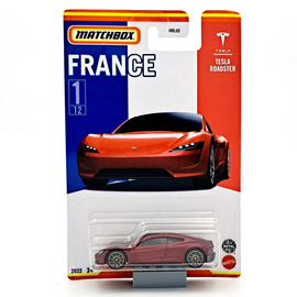 Tesla Roadster Matchbox France  modellautó