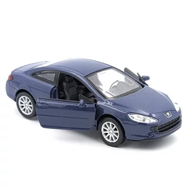 Peugeot 407 Coupe Welly modellautó kék