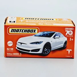 Tesla Model S 1:64 Matchbox kisautó