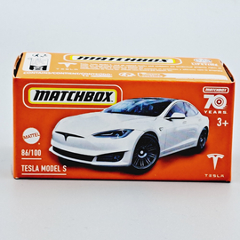 Tesla Model S 1:64 Matchbox kisautó