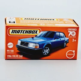 Volvo 240 1986 1:64 Matchbox kisautó