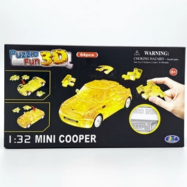 Mini Cooper 3D Puzzle 1:32 játékautó