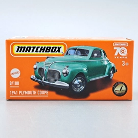 Plymouth Coupe 1941 1:64 Matchbox fémautó