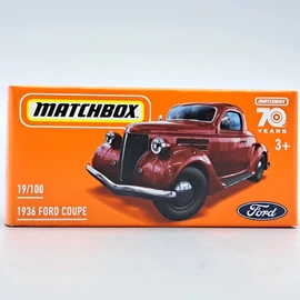 Ford Coupe 1936 1:64 Matchbox fém modell autó
