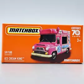 Ice Cream King 1:64 Matchbox fém modell autó