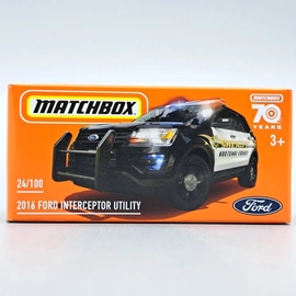 Ford Interceptor Utility 1:64 Matchbox fém modell autó