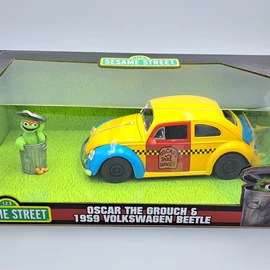  Volkswagen Beetle 1959 Szezám utca 1:24 fém autómodell