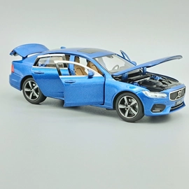 Volvo S90 1:32 Kék Tayumo autó modell