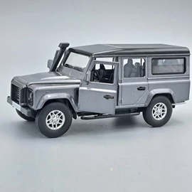 Land rover defender 110 1:36 szürke fém modellautó