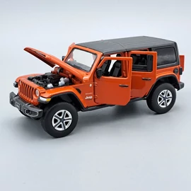 Jeep Wrangler Sahara 1:32 narancs Tayumo fémautó