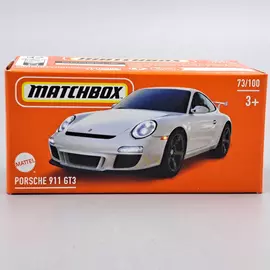 Porsche 911 GT3 1:64 Matchbox fehér fémautó