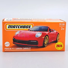 Porsche 911 Carrera Cabriolet 1:64 Matchbox fém modell autó