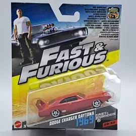 Fast &amp; Furious-Charger Daytona 1969 1:64 fém autó modell