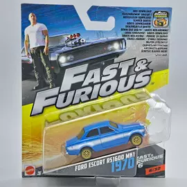  Fast &amp; Furious-Escort RS1600 1970 1:64 fém autó modell