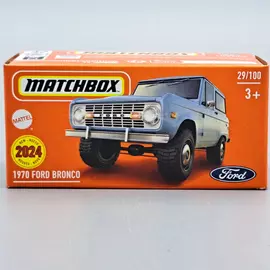 Ford Bronco 1970 1:64 Matchbox fém kisautó