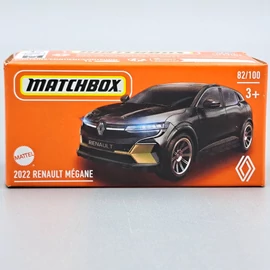 Renault Megane 2022 fekete 1:64 Matchbox fém kisautó