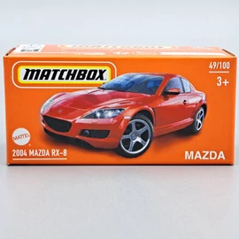 Mazda RX-8 2004 piros 1:64 Matchbox fém autómodell