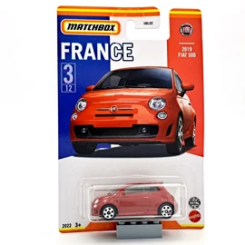 Fiat 500 2019 Matchbox France kisautó