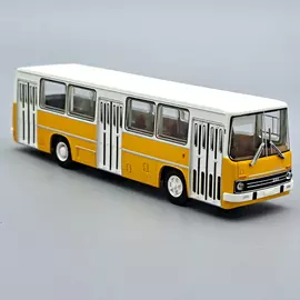 Ikarus 260 1:87 Brekina modell sárga modellautó