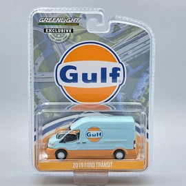 Ford Transit 2019 Gulf 1:64 Greenlight fém modell autó