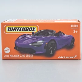 McLaren 720S Spider 2019 1:64 Matchbox autó modell