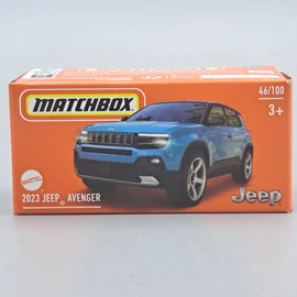 Jeep Avenger Matchbox 1:64 kék autó modell