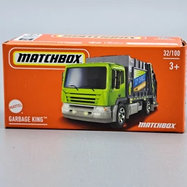 Garbage King zöld 1:64 Matchbox fém játékautó