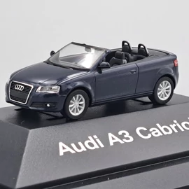 Audi A3 Cabriolet 1:87 H0 kék modell autó