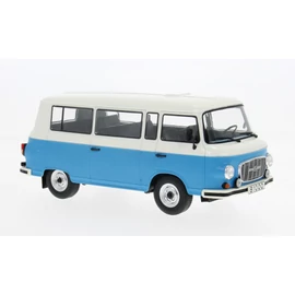 Barkas B1000 Bus 1:24 WhiteBox kék modellautó