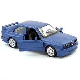 BMW M3 modell és játékautó kék RMZ kisautó