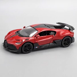 Bugatti Divo Kinsmart fém modellautó bordó
