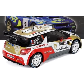 Citroen DS3 WRC 1:18 Loeb-Elena #1 Rally modellautó vitrinben