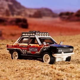 Datsun 510 Rally 1970 Matchbox modell autó