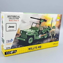 Cobi Jeep Willys MB 1:35 132db-os 2296 építhető autómodell
