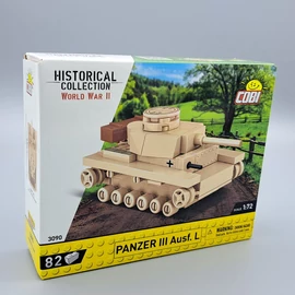 Cobi Panzer III Ausf.L 1:72 82db-os 3090 kompatibilis építhető tank modell